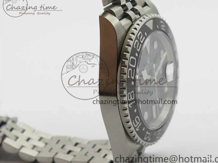 Ceramic D1F 116710 LN 904L SA3186 Jubilee Edition Best 1:1 On II Bracelet GMT-Master Black 0326